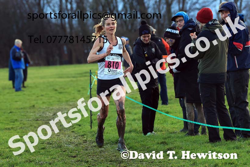 Senior womens 2023 North Eastern Cross Country Champs., Temple Park, South Shields. Photo: David T. Hewitson/Sports for All Pics